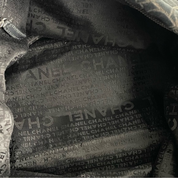 Auth Vintage Chanel Suede Camellia Shoulder Bag Handbag Purse Tote CC Logo GUC - Picture 15 of 17